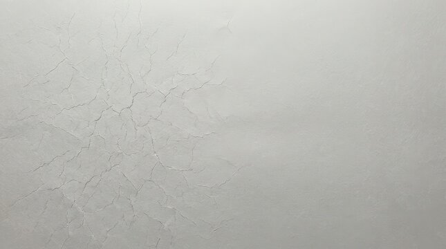 Cracked plaster texture displays a network of fissures on a neutral gray surface fractured wall damage deterioration aging decay worn roughness concrete stucco coating finish