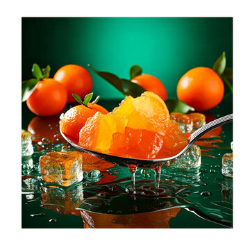 Orange fresh jam