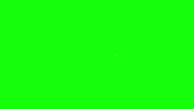 Cue the Confetti Stepped Baseline Text Animation on Green Screen