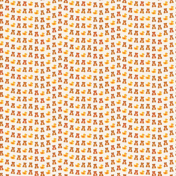Teddy Bears and Rubber Ducks Pattern