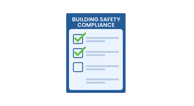 Building Safety Compliance Checklist Document for Construction, Real Estate, and Property Management Inspection
