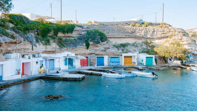 Exploring the vibrant fishing village of Mandrakia in Milos, Greece