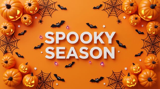 halloween, citrouille, vacances, automnal, vecteur, nuit, horreur, illustration, orange, c&eacute;l&eacute;bration, effrayant, chauve-souris, carte, fonc&eacute;, octobre, mal, conception, lune, f&ecirc;te, noir, peur, visage, 