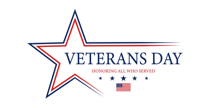 Veterans Day, USA Flag Background