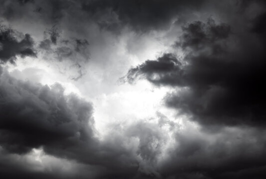 Dramatic Storm Clouds Background