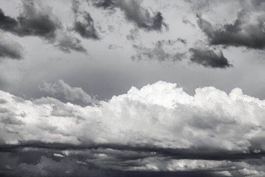 Dramatic Storm Clouds Background