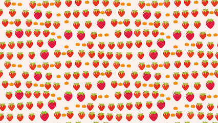 Strawberry and Pumpkin Pattern © jindra