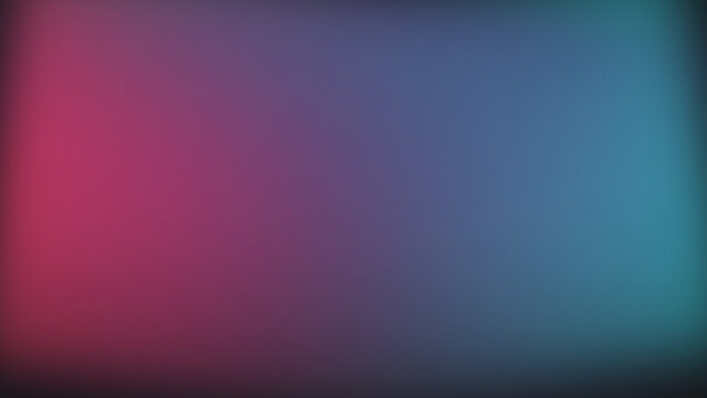 An abstract geometric background features a vibrant gradient color scheme smoothly transitioning from shades of pink to rich purple and deep teal