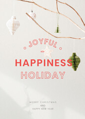 Holiday season's greetings festive card © Rawpixel.com