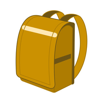 yellow japanese school bag