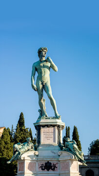Michael Angelo Statue, Altstadt, Florenz, Italien 