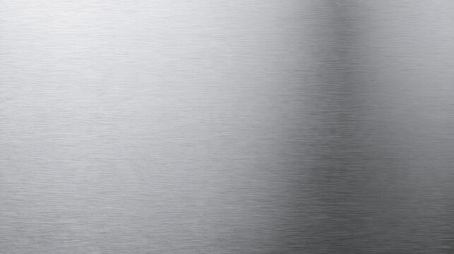 Brushed Metal Texture Background with Polished Steel Surface