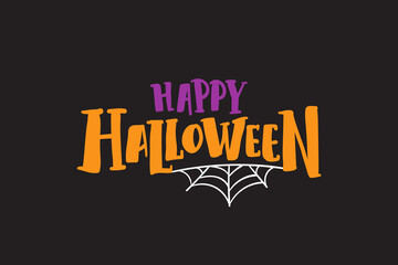 Happy Halloween word, greeting typography © Rawpixel.com