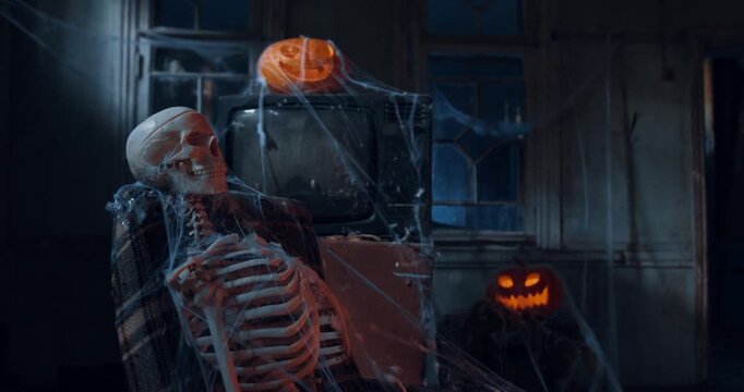 steam train in the woods happy halloween ghost