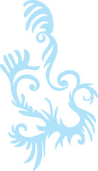 Fototapeta premium Flourish Scrollwork Corner Ornament