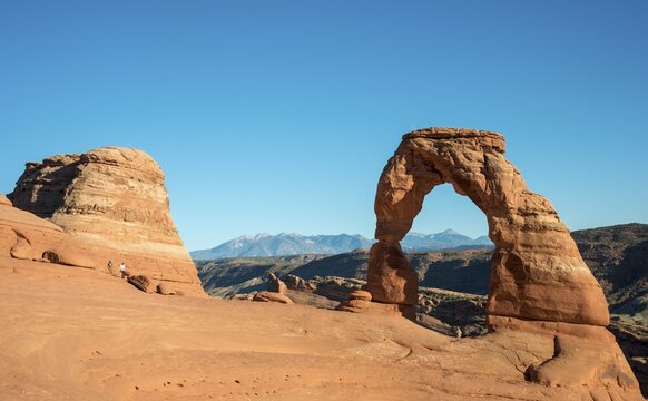 Natural Arch Delicate Arch, Arches National Park, Moab, Utah, USA
