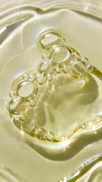 Ceramide and squalane lipid serum bubbles for skin barrier repair and nourishing skincare