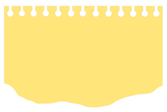 blank note paper frame