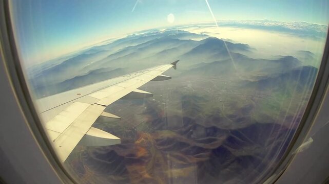 VIDEO HIPERLAPSE VIAJE EN AVION STGO-ANTOFA (TIMELAPSE AÉREO) A