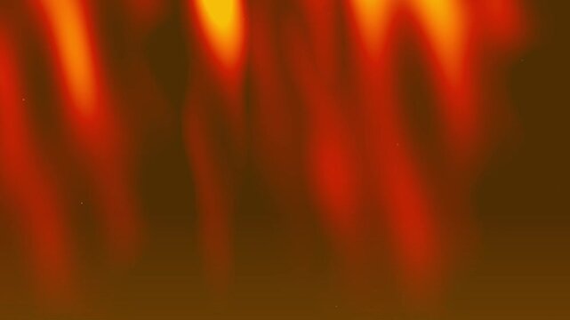 Abstract fiery red orange glowing light streaks moving smoothly across dark background creating dynamic motion video footage
