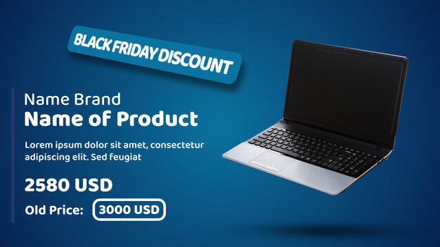 Black Friday and Cyber Monday Product Promo Animation Template