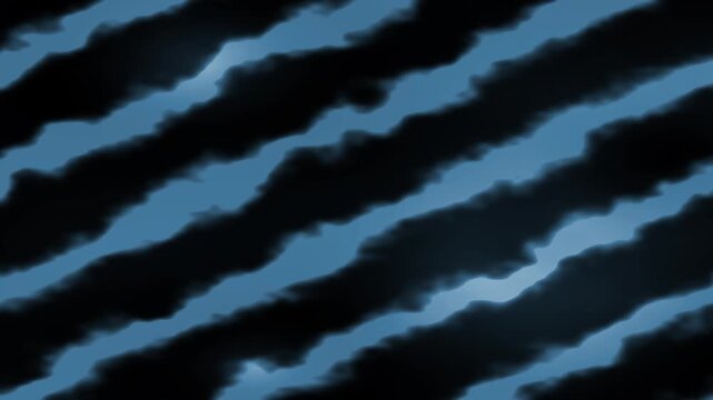 Blue and black glowing stripes moving diagonally in dark video motion background digital art stock footage