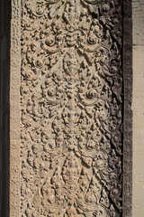 Fototapeta premium ruined khmer hindu and buddhist temple (angkor wat) in angkor in siem reap in cambodia 