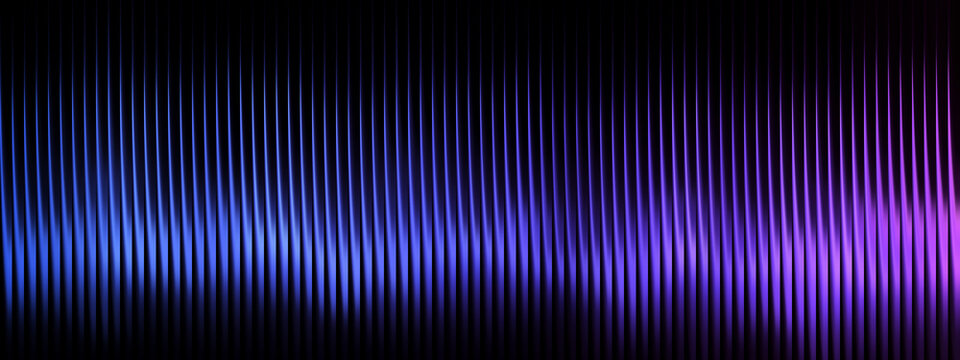 Glass gradient background, Abstract vertical lines background with blue and purple neon light gradient