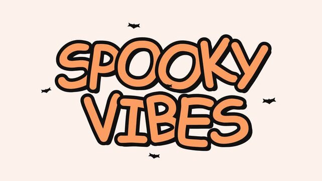 Spooky Vibes Halloween Motion Graphic