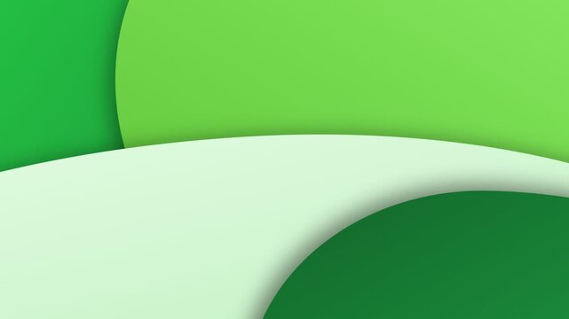Abstract Green Organic Shape Motion Background