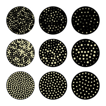 Binary halftone pattern, comic dot gradient background