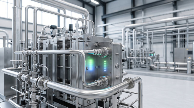 Water electrolysis machine plant technology industrial equipment renewable energy sustainable power generation facility innovation