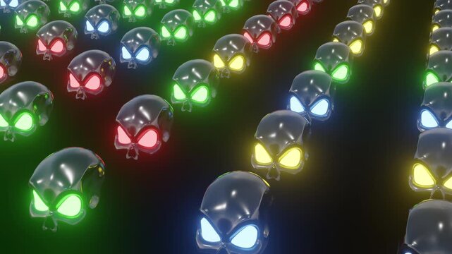 Skull Land Background and Loop