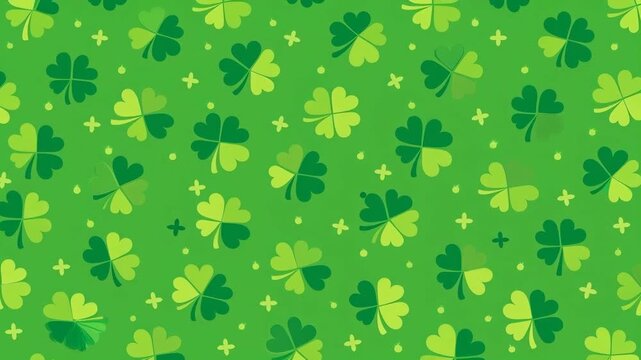 Shamrock Clover Pattern for St. Patrick's Day