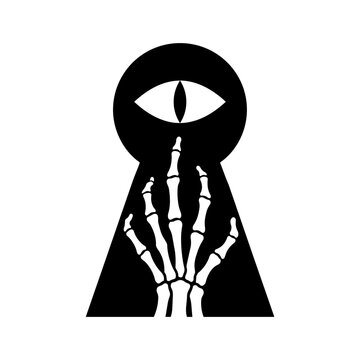 Horror Halloween icon vector art