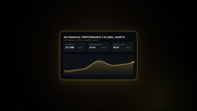 Q4 financial performance dashboard for global assets