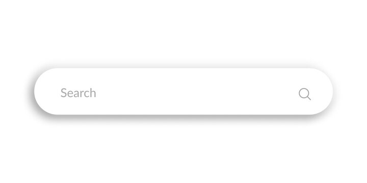 Modern Web Search Bar Input Field Vector Set with UI Buttons for Website Browser Navigation, App Interface Design, and Search Engine Queries isolated on transparent background png design
