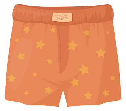 Boxers underpants. Soft fabric cotton male underwear