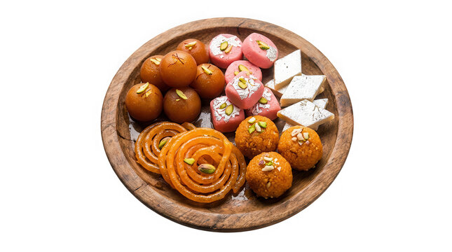Assorted baked pastries in a rustic basket