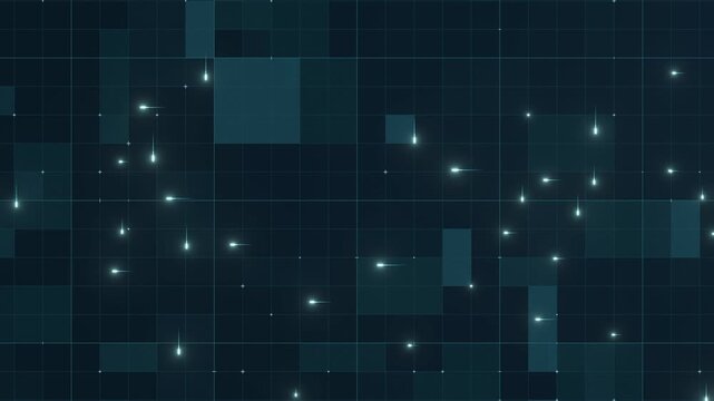 Futuristic artificial intelligence big data visualization bg able to loop endless 4k