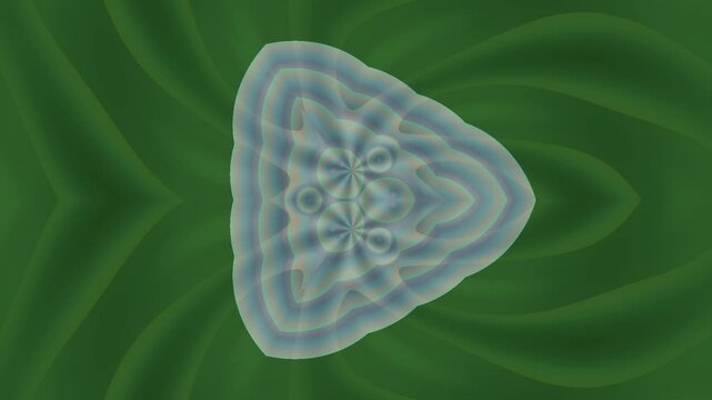animation of a green background with a white design