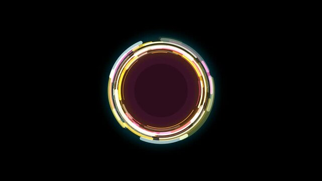 Futuristic visualization of a high-tech tokamak fusion reactor chamber with glowing hot plasma swirling inside a circular portal, representing sustainable clean energy and advanced nuclear physics.