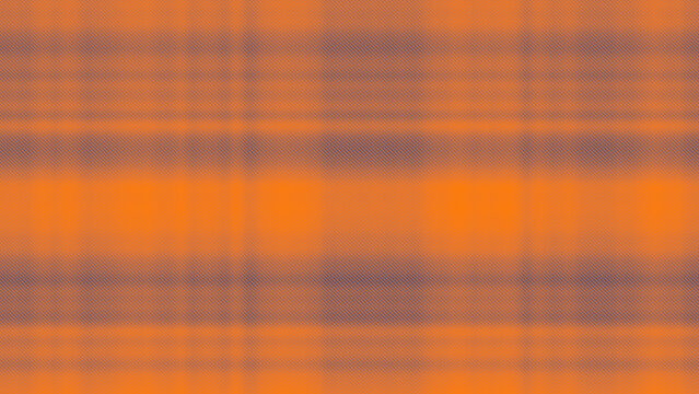 Blurred orange and purple plaid checkered pattern tartan