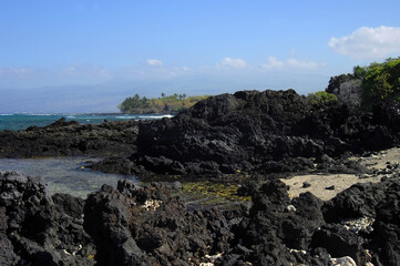 Fototapeta premium Big Island Lava Rock Beaches