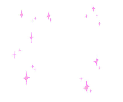 キラキラ　ピンク色