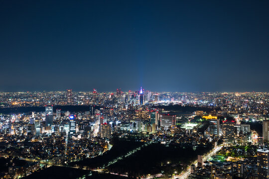 東京都の街並み夜景 都市夜景