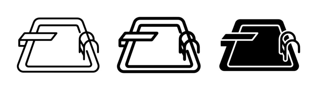 Swimming Pool Icons Set, Diving Board and Water Splash Graphics