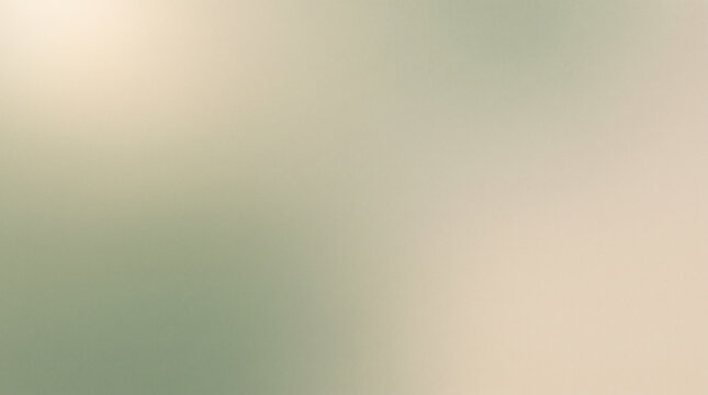 Soft blurred background with a smooth gradient of beige and sage green light tones.