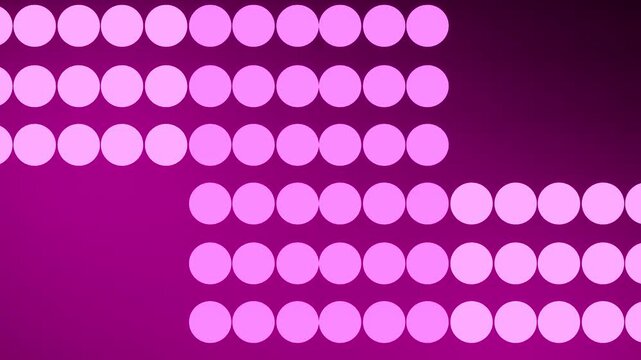 Uniform Array of Glossy Spheres Blanketing a Magenta Gradient