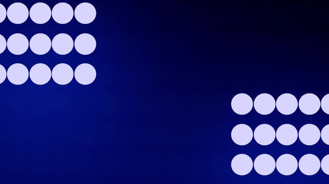 Opposite-Corner Bead Groups Floating on a Midnight Navy Canvas